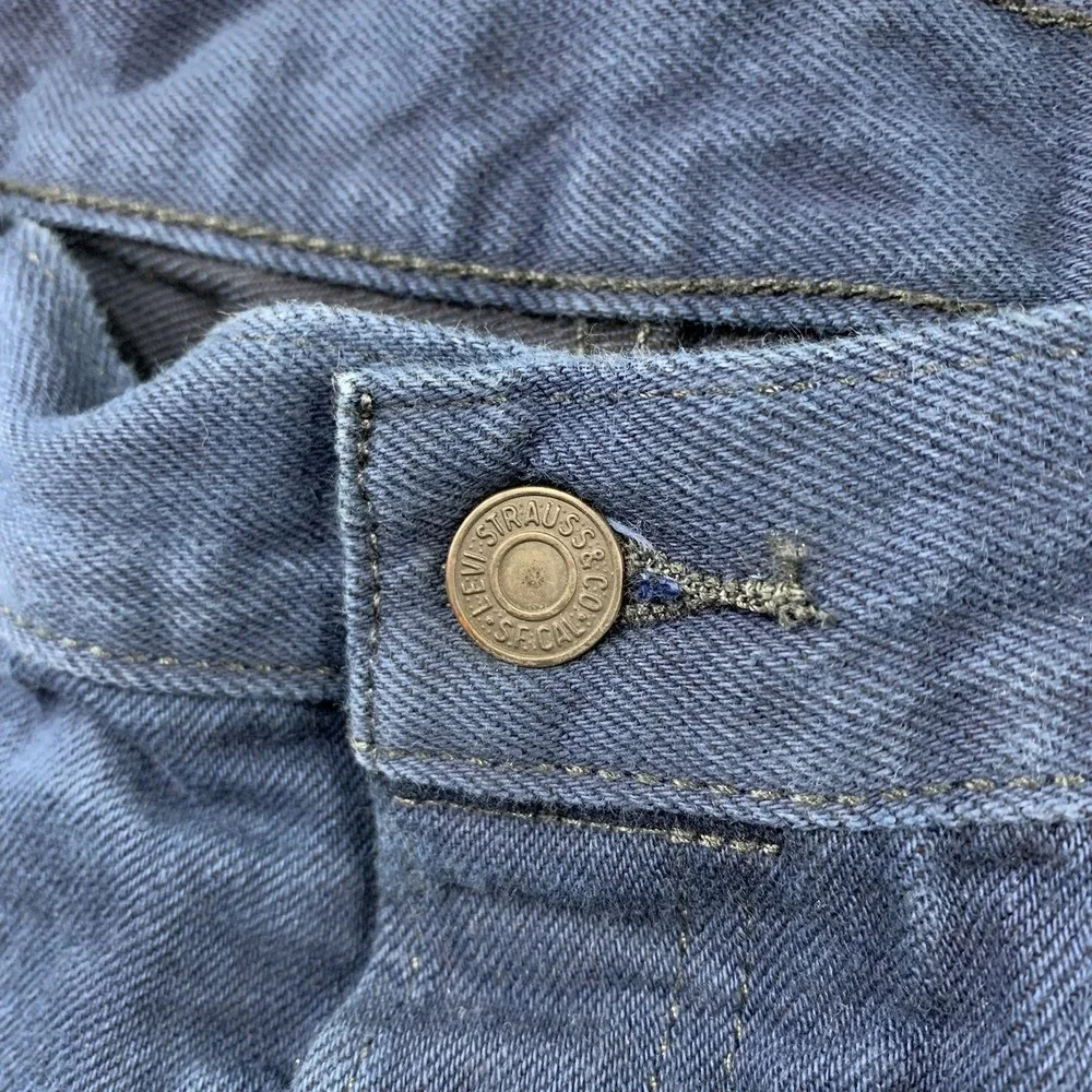 Levi's 501 Jeans Size 38x30 (36x27) MensDenim Straight Leg Button Fly Indigo